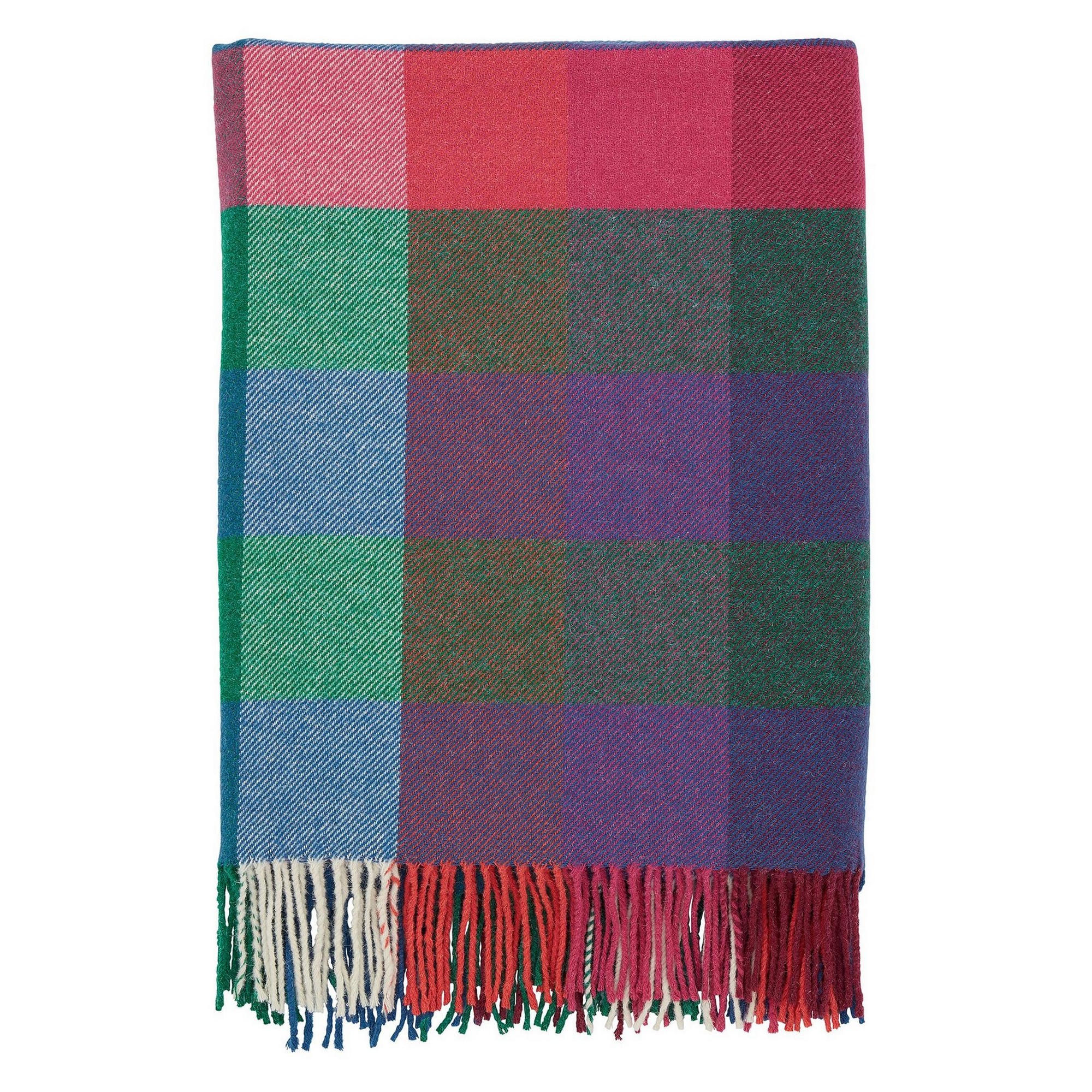 Chatsworth Check Cotton Throw By Joules In Multi